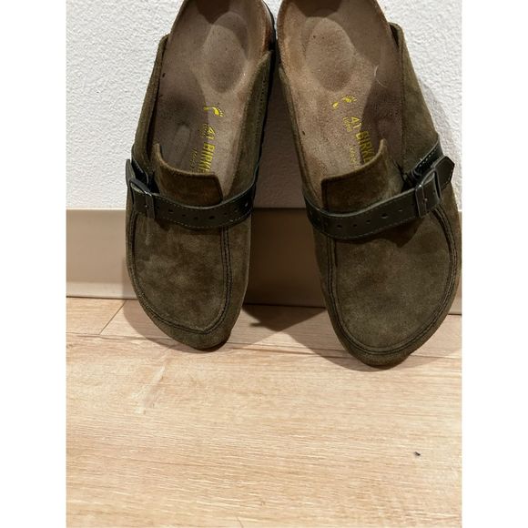 Beautiful pair of Birkenstock Buckley Clogs 41/10 women’s - Picture 3 of 11